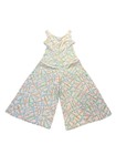 1960s 1970s Prom   n Nod Ultra Wide Leg Jumpsuit Light Airy True Vintage