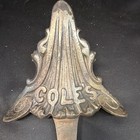 Set Of 3 Antique Coles Cast Iron Stove Legs Feet Park 182 Vintage Parlor Heater