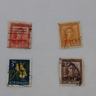 Lot Of 7 Used New Zealand Stamps 1938-1960s Mixed Set
