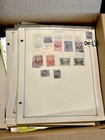 Worldwide Stamps In Album Pages M u Large Box Lot    Not All Shown W-2238 322