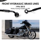 Touring 16  Handlebar Front Brake Line For Harley 1996-2013 Electra Glide N abs