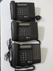 Lot Of 3 Vodavi 3015-71 Display Phones   30-button Black Charcoal   Tested