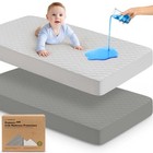 Protective Mattress Cover For Crib Baby Bed Waterproof Toddler 52   x28   
