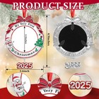 Baby s First Christmas Picture Frame Ornament 2025 Girl Boy my Very First Chr   