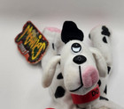 Vintage 1997 Meanies Series 1 Fi-do Dalumutation Dog Plush Beanie W  Tag