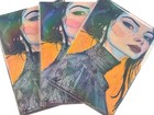 Aceo Limited Edition Signed Print   Evie   Ooak   Female   Art   Portrait    Taz
