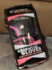 Sanabul Essential Gel Boxing Gloves 12 Oz Pink Black Leather Mma Kickboxing Vguc