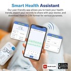 Bluetooth Blood Pressure Monitor For Home Use  Accurate Upper Arm Smart Bp Ma   