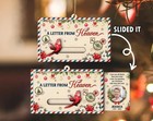 A Letter From Heaven Custom Photo Ornament  Personalized Slider Ornament