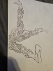 Daredevil Original Sketch Signed Art Angel Medina Daredevil Reborn Bison Double