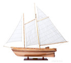 The America Sailboat Wooden America s Cup Model 33  Fully Built Yacht New