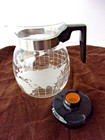 Vintage Nescafe Etched World Coffee Carafe With Lid Mint Condition
