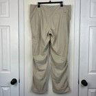 Columbia Pfg Aruba Womens 18w Nylon Hiking Pants Wicking Roll-up Lightweight Tan
