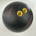 Vintage 15 5 Lb Ebonite Turbo Urethane 4 5  Span Black Bowling Ball 15 Lb 8oz