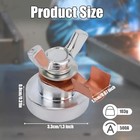 Pcs Welding Magnetic Grounding Clamp  Strong Magnetism Welding Support Ground 1