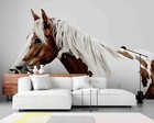 3d Close Up Horse Self-adhesive Removable Wallpaper Murals Wall 333--jn