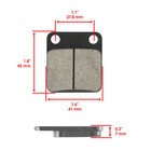 Brake Pads For Yamaha Wolverine 450 Yfm450 4x4 2006-2010 Front Rear Brakes