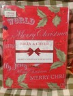 Holiday Christmas Robin Holly Tablecloth 52 X70 Oblong Nip Fabric Red Noel