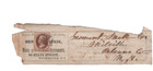 1875 Antique Bank Check Harrison National Bank  W Revenue Stamp Also A Receipt