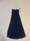 David s Bridal Navy Bridesmaid prom Dress  Size 12