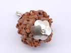 1 Mukhi Nepali Rudraksha Silver Pendant Igl Certificated Rudraksha Prayer Beads