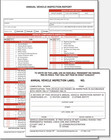 Annual Vehicle Inspection Report Form 3-ply Carbonless And Label 2-ply Exterior