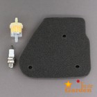 Air Filter Spark Plug For Eton Viper Beamer Polaris Alpha Dinli 50 70 90cc Atv