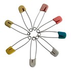 Vintage Baby Diaper Pins Ducks Yellow White Pink Blue Safety Pins Nappies Lot 13