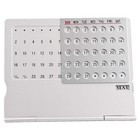 1pc Monthly Calendar Desktop Perpetual Setup Manual To Use4138