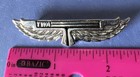 Trans World Airlines Twa Flight Wings Pin Badge Screw Back Metal Pilot Crew N