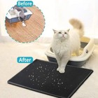 Double Layer Cat Litter Mat Trapping Honeycomb Soft Waterproof Kitty Litter Mats