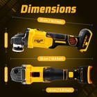 Cisivis 4 5  5 cordless Angle Grinder Brushless For Dewalt 20v Battery Tool Only