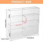 For Hot Matchbox Wheels 1 64 Scale Toy Display Case Holds 8 Cars Storage Cover
