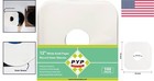 Premium 12-inch Vinyl Record Inner Sleeves With Rounded Corners - 100 Pack