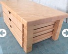 Handcrafted Maple Wood Jewelry Box Organizer W  3 Drawers  Lined Dividers