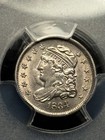 1834 Capped Bust Half Dime     Certified Pcgs Ms62      Tough Coin
