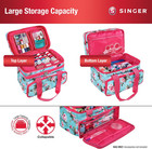 Singer Sewing Accessories Organizer     Double Layer Portable Sewing Storage Bag
