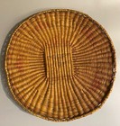 Antique Hopi Wicker Basket Tray Plaque Charger Native American Ca  1910 15 5  Di