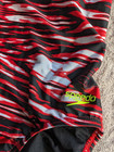 Speedo One Piece Swimsuit Womens 4   30 Red Black White Swim Suit