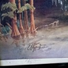 V  Rare Scott Fitzgerald Etching Signed Numbered Limited Edition Bayou Fordoche 