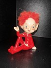 Vintage Pixie Elf Naughty Red Hair Rare Ceramic Figurine