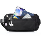 Money Belt Passport Holder Slim Hidden Travel Wallet With Rfid Blocking Black