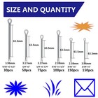 555pc Cotter Pin Assortment Kit Case Steel Clip Key Large Pro Shop Set