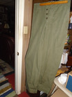 Vtg Ww2 O d  Green Field Trousers Pants Size 30x34 Us Military Army  1947 F-63