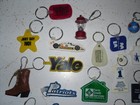 Vintage Lot Of 48 Keychains Most From Ohio