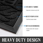 Welcome Mat Outdoor  29 5x17 Waterproof Door Mat Outside Entrance  All-weather N