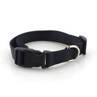 Nylon Dog Collar With Quick Release Buckle Multiple Colors Adjustable Collar