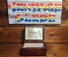      Vintage Watch Wristwatch Display Box Wood 1950 s Pioneer The Mark Of A Man