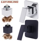 Shower Tap Control Valve Brass  handle Bathroom Hot cold Mixer Faucet Wall Mount