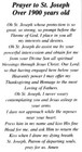 Prayer To St  Joseph Over 1900 Years Old U -pack Of 25 -laminated Holy Cards
